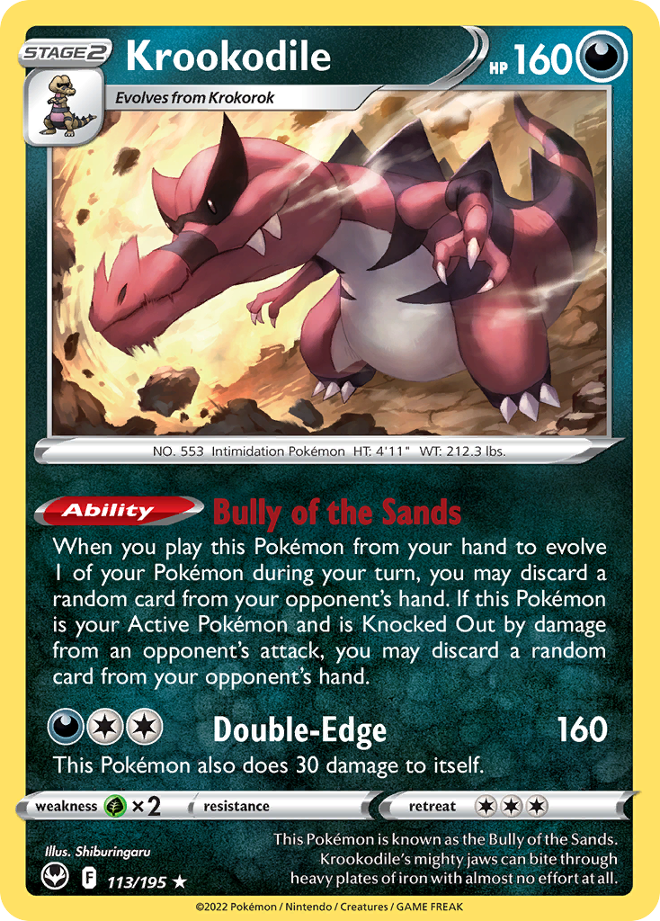 Krookodile - Silver Tempest