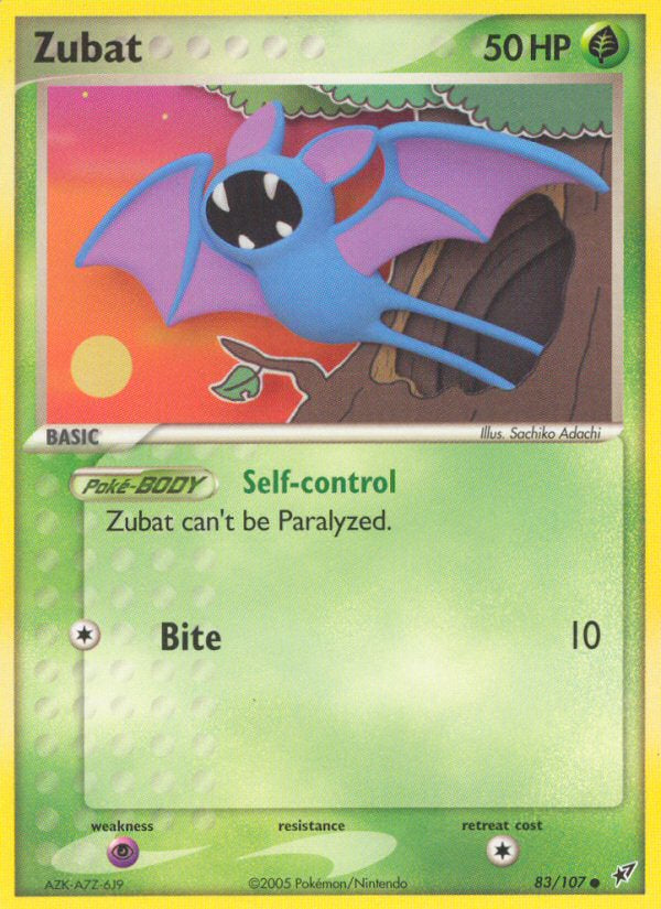 Zubat - EX Deoxys