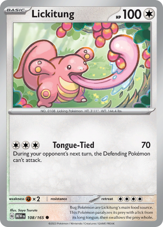 Lickitung - Scarlet & Violet 151
