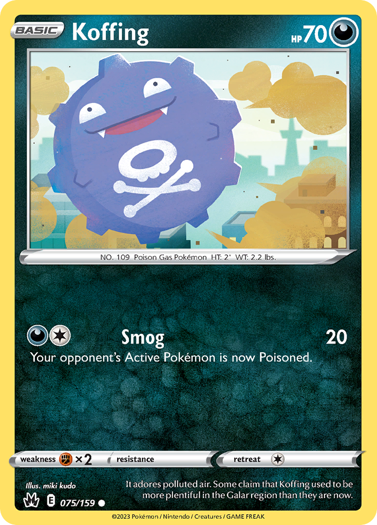 Koffing - Crown Zenith
