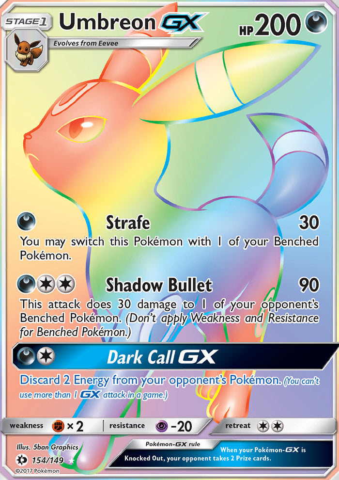 Umbreon GX - Sun & Moon