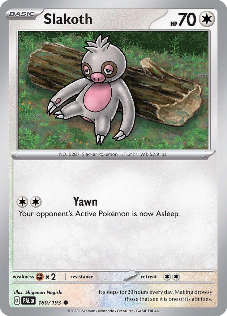 Slakoth - Paldea Evolved