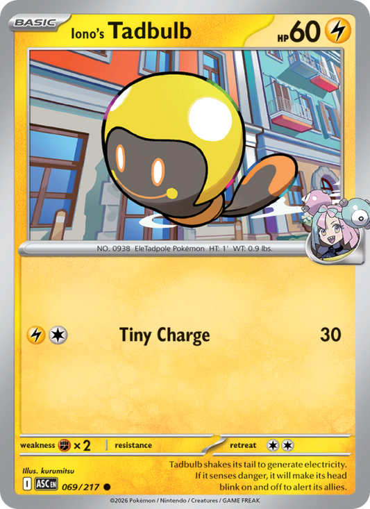 Iono's Tadbulb - Ascended Heroes