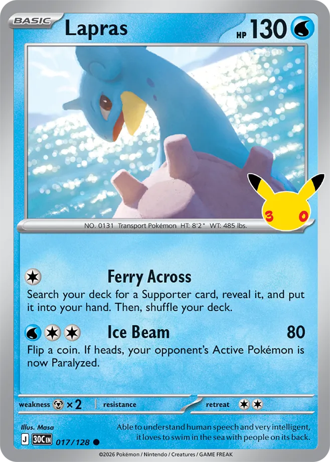 Lapras - 30th Celebration
