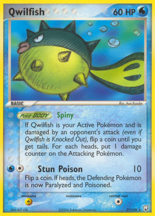 Qwilfish - EX Team Rocket Returns