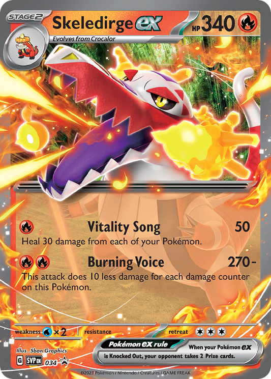 Skeledirge ex - Scarlet & Violet Promos