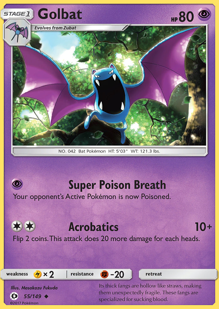 Golbat - Sun & Moon