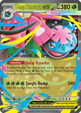 Mega Venusaur ex - Mega Evolution Promos