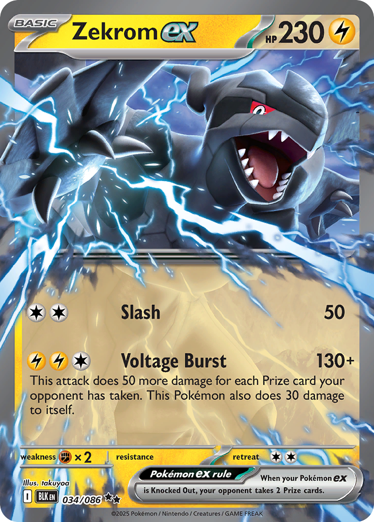 Zekrom ex - Black Bolt