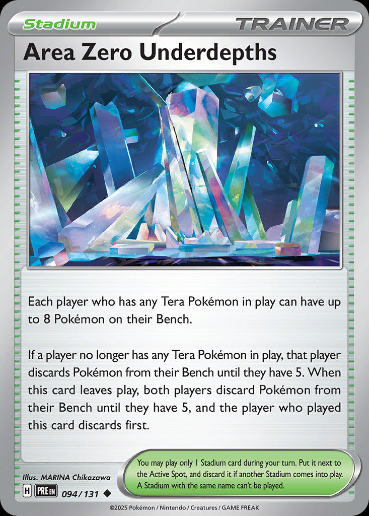 Area Zero Underdepths - Prismatic Evolutions