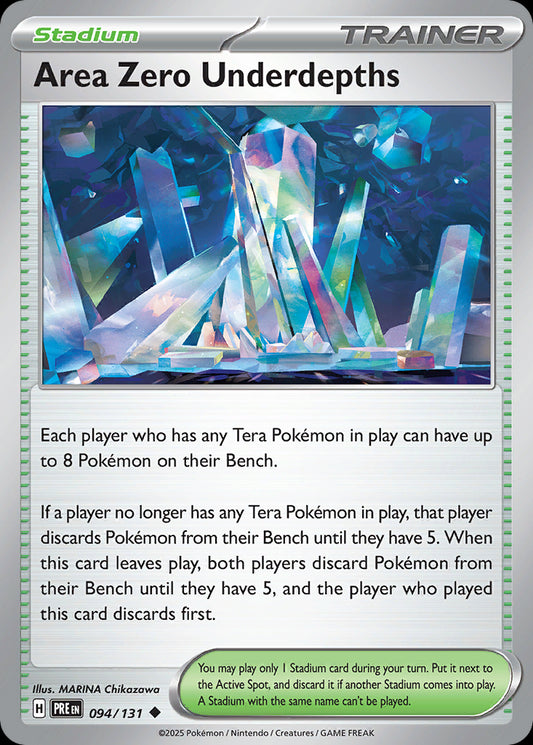 Area Zero Underdepths - Prismatic Evolutions