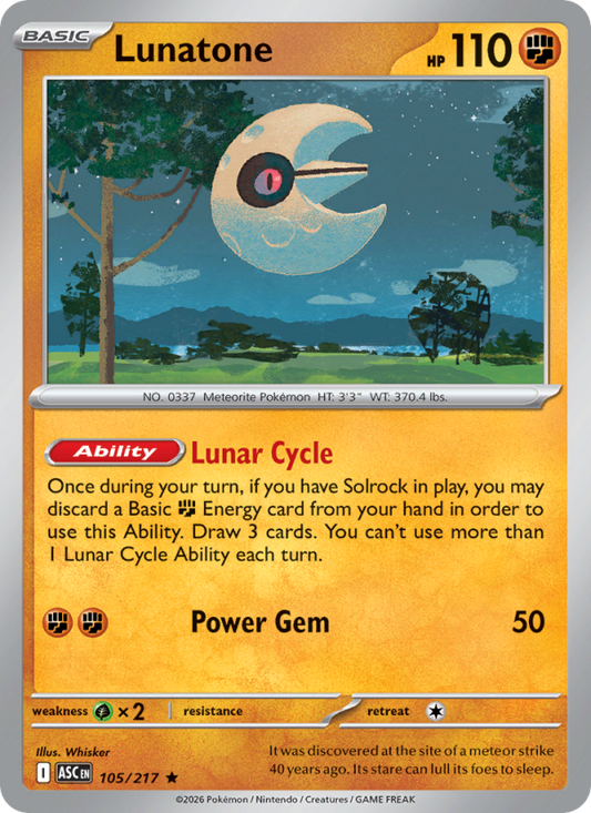 Lunatone - Ascended Heroes