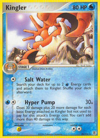 Kingler - EX FireRed & LeafGreen