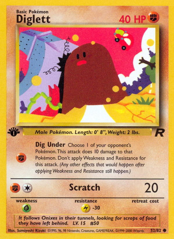 Diglett - Team Rocket