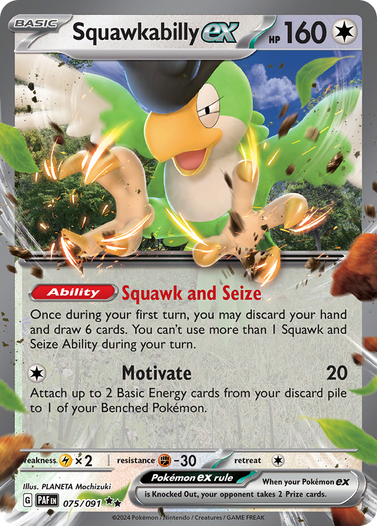 Squawkabilly ex - Paldean Fates