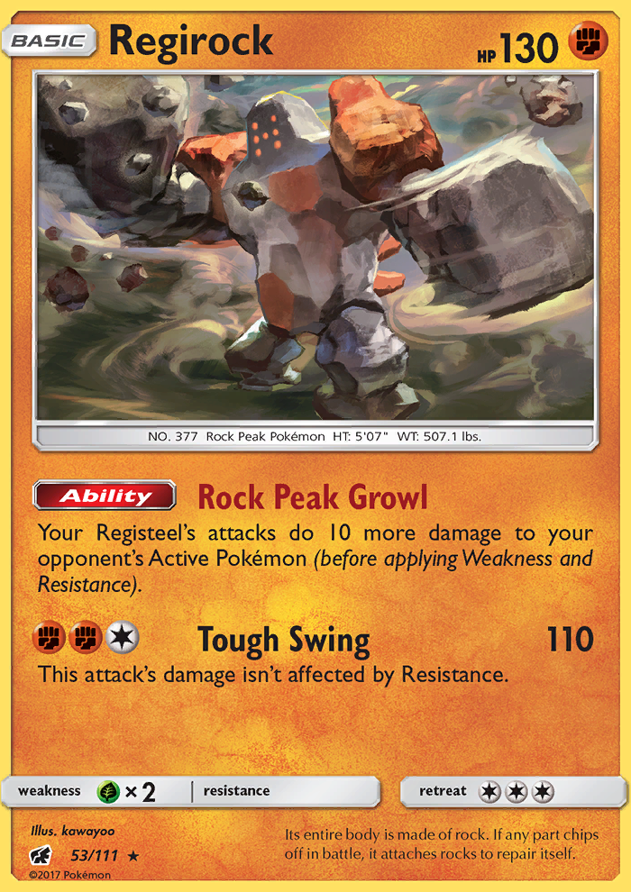 Regirock - Crimson Invasion
