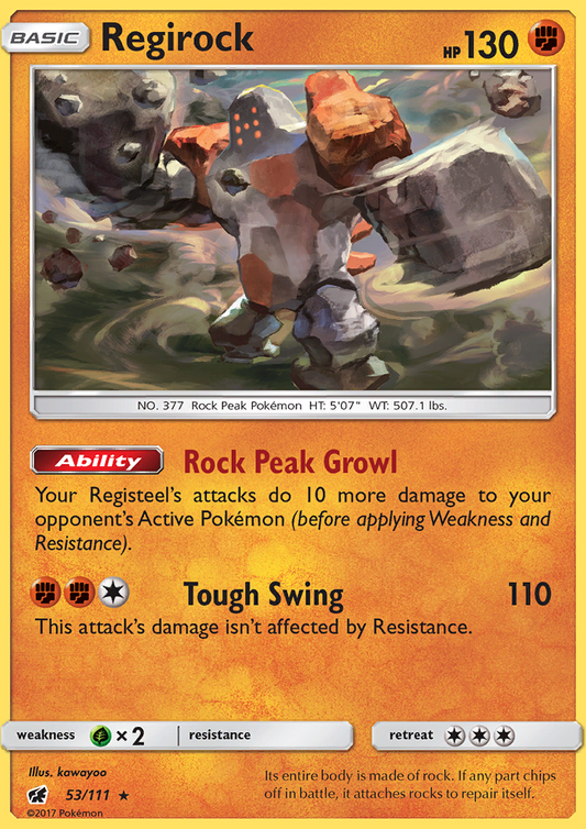 Regirock - Crimson Invasion