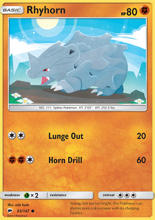 Rhyhorn - Burning Shadows
