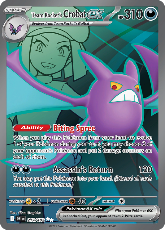 Team Rocket's Crobat ex - Destined Rivals