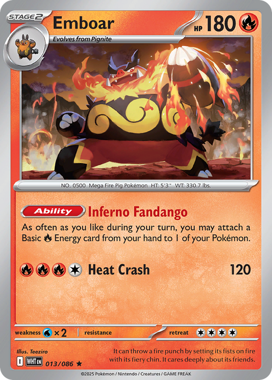 Emboar - White Flare