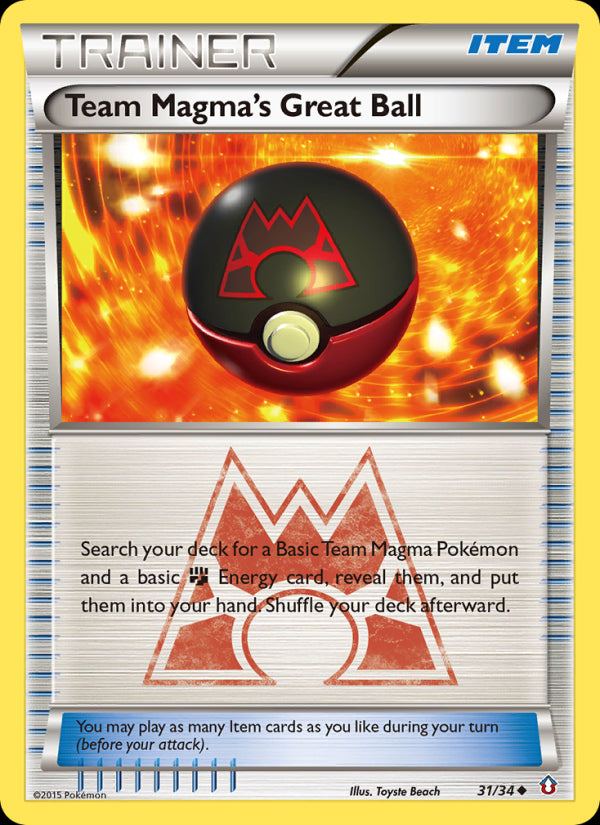 Team Magma's Great Ball - Double Crisis