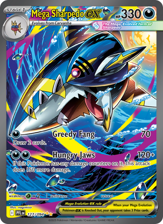 Mega Sharpedo ex - Phantasmal Flames