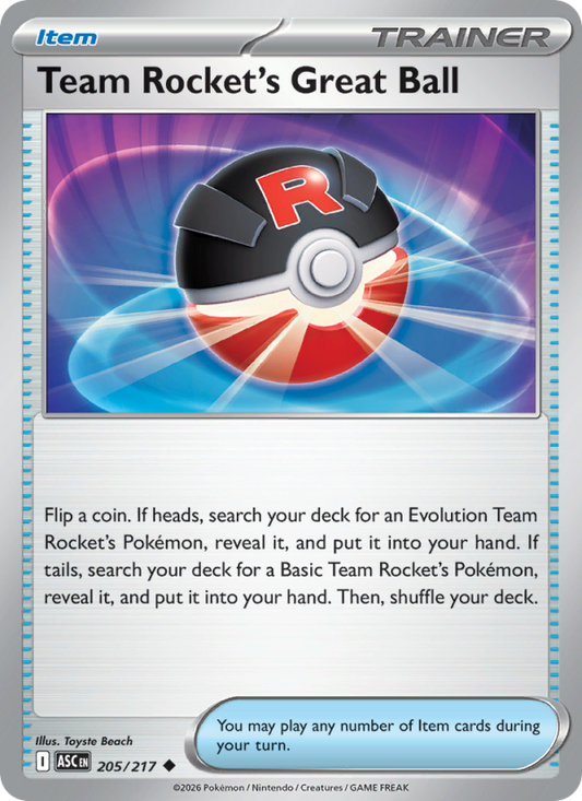 Team Rocket's Great Ball - Ascended Heroes