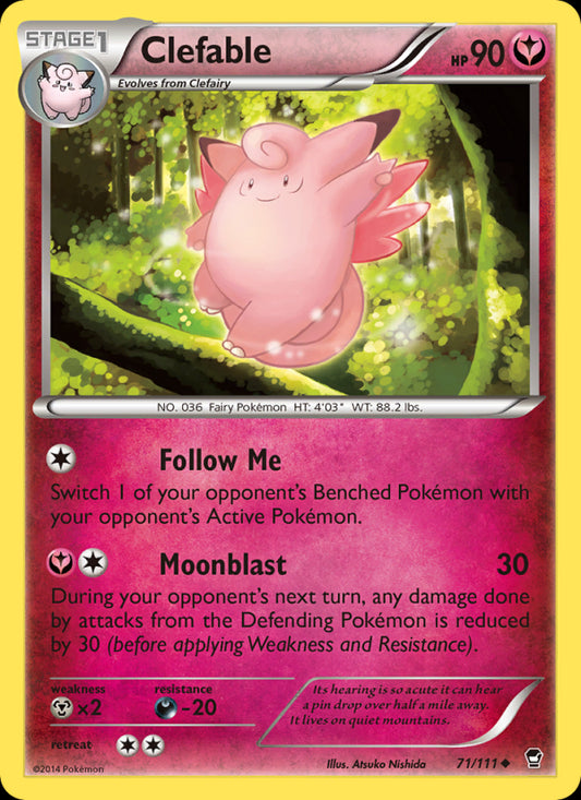 Clefable - Furious Fists