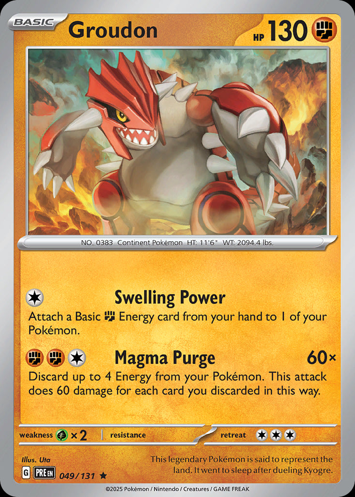 Groudon - Prismatic Evolutions