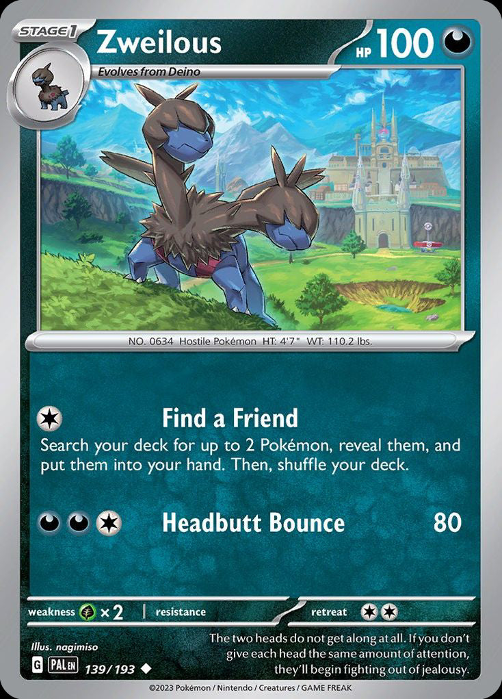 Zweilous - Paldea Evolved