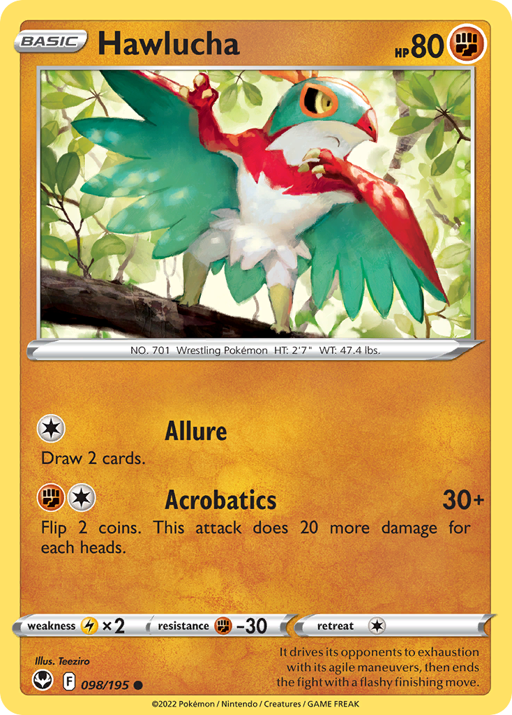 Hawlucha - Silver Tempest