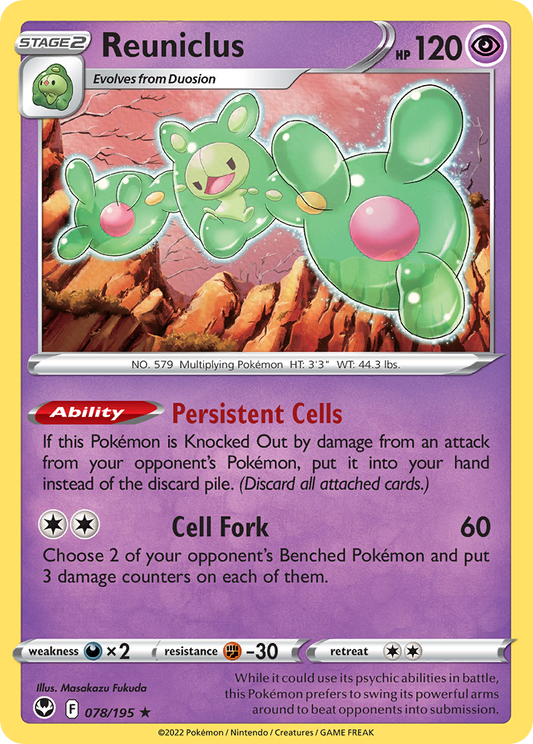 Reuniclus - Silver Tempest