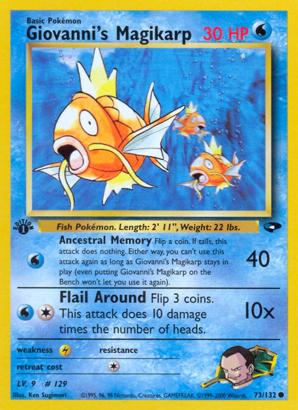 Giovanni's Magikarp - Gym Challenge