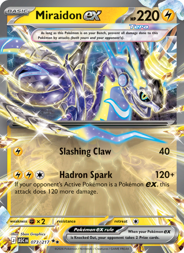Miraidon ex - Ascended Heroes
