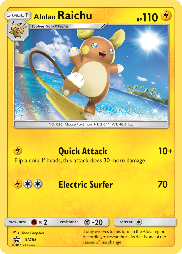 Alolan Raichu - Sun & Moon Promos