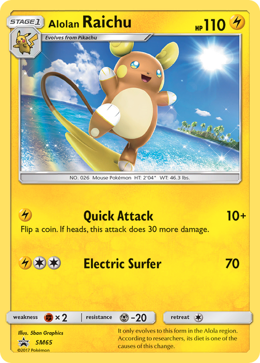 Alolan Raichu - Sun & Moon Promos