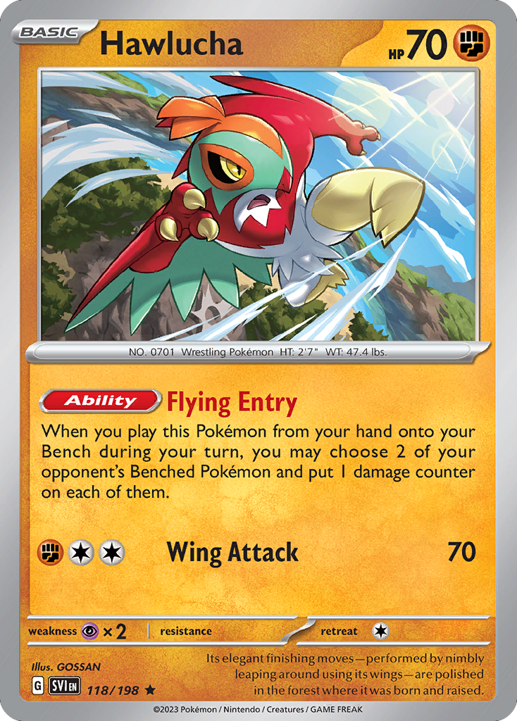Hawlucha - Scarlet & Violet