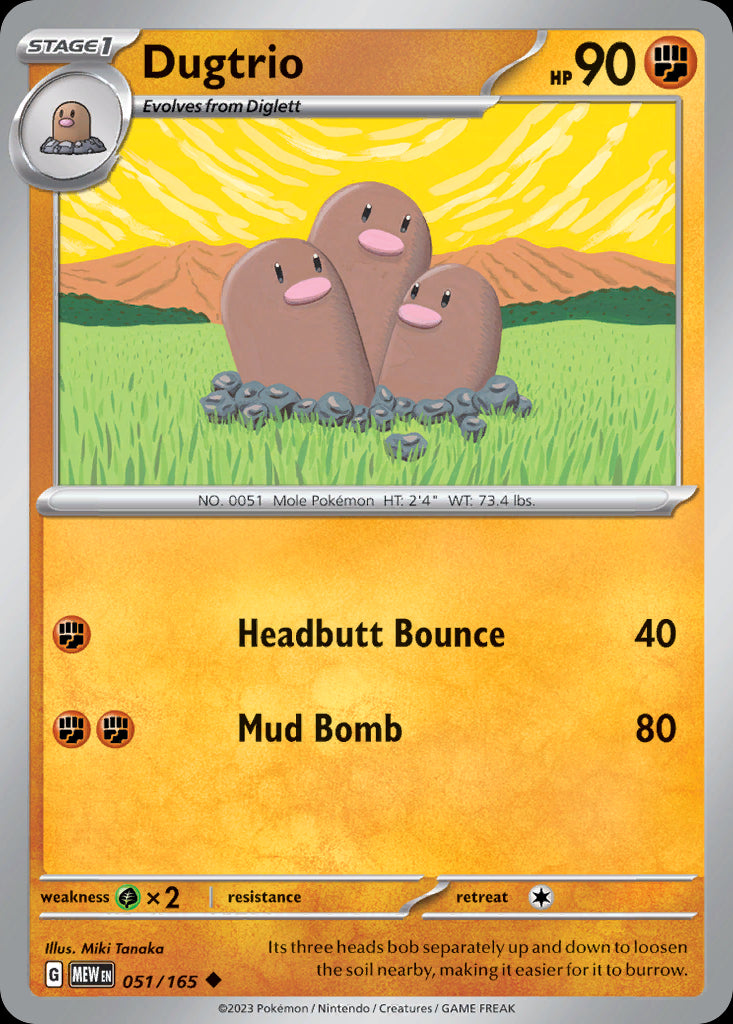 Dugtrio - Scarlet & Violet 151