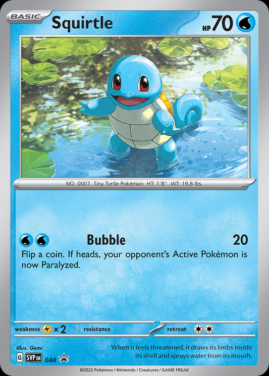 Squirtle - Scarlet & Violet Black Star Promos