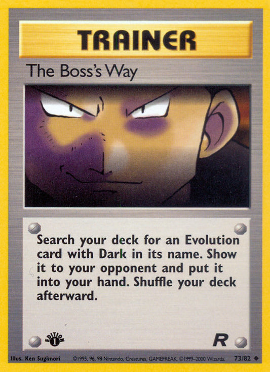 The Boss's Way - Team Rocket