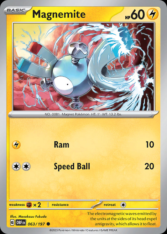 Magnemite - Obsidian Flames