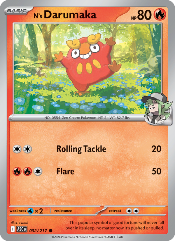 N's Darumaka - Ascended Heroes