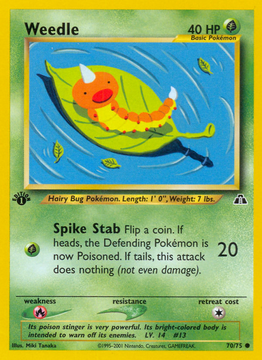 Weedle - Neo Discovery