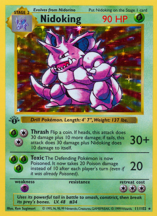 Nidoking - Base Set