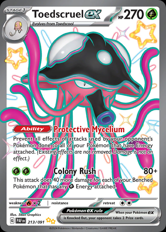 Toedscruel ex - Paldean Fates