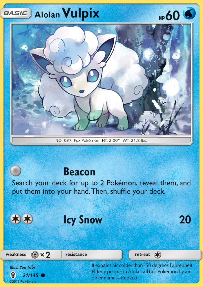 Alolan Vulpix - Guardians Rising