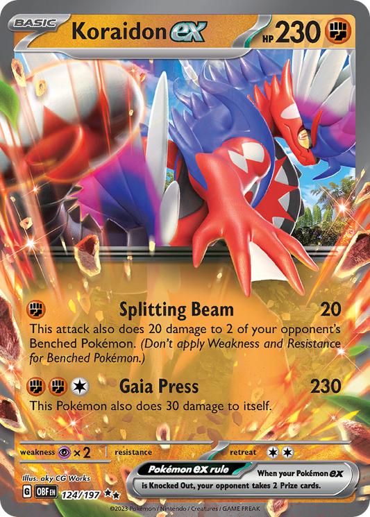 Koraidon ex - Obsidian Flames