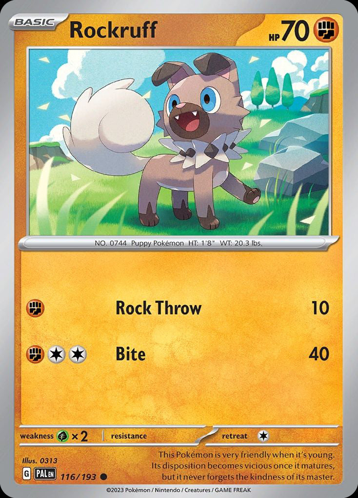 Rockruff - Paldea Evolved