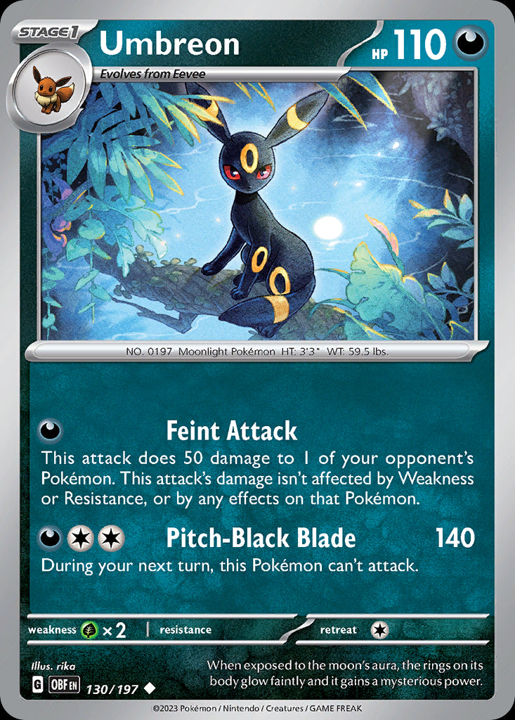 Umbreon - Obsidian Flames