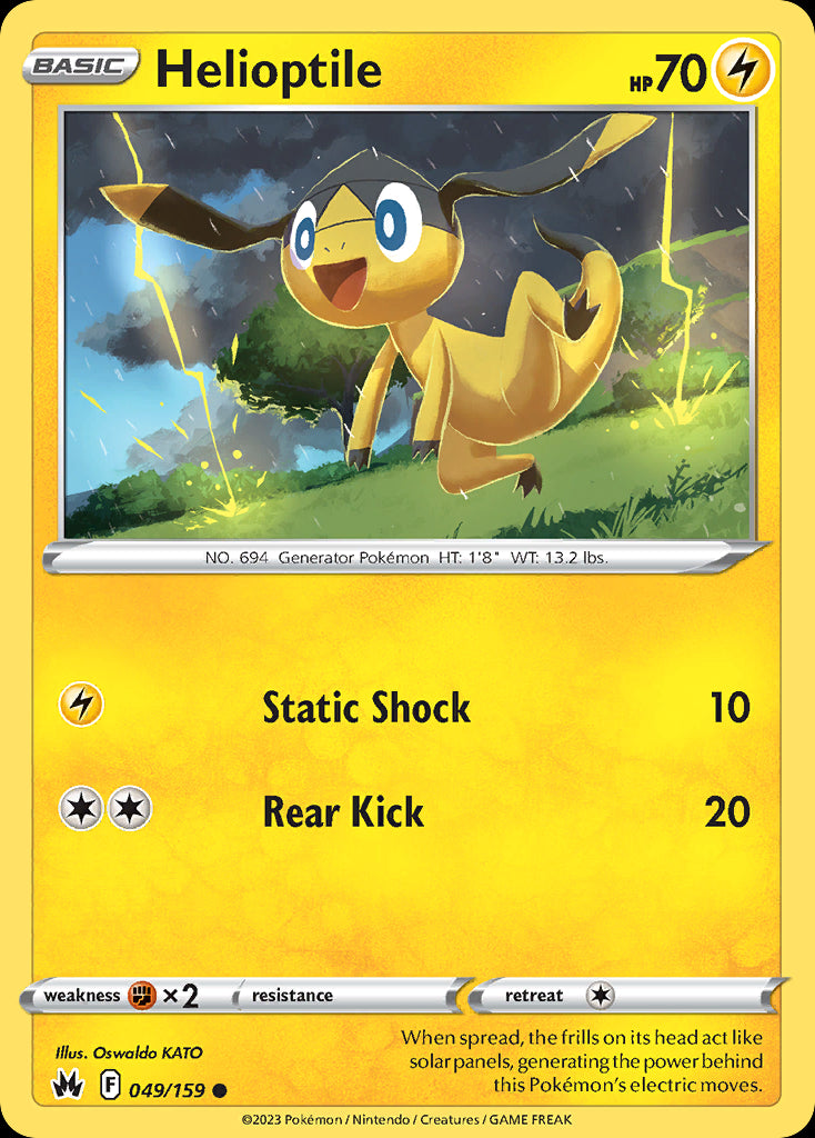 Helioptile - Crown Zenith